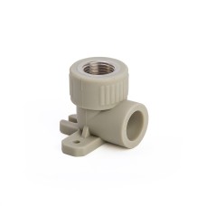 Водорозетка PP-R серая ВР (ВН) Дн 16-1/2" 90гр Wavin Ekoplastik