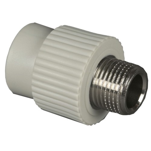 Муфта PP-R комбинированная серая НР (НАР) Дн 25-3/4" Wavin Ekoplastik в Красноярске