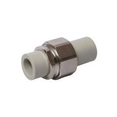 Штуцер PP-R разборный Дн 25 белый Pro Aqua