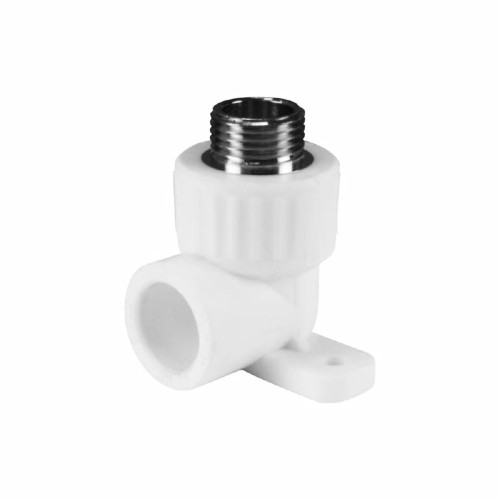 Водорозетка PP-R НР (НАР) Дн 20-1/2" 90гр белая Pro Aqua в Красноярске