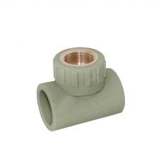 Тройник PP-R комбинированный серый ВР (ВН) Дн 32-1" Wavin Ekoplastik