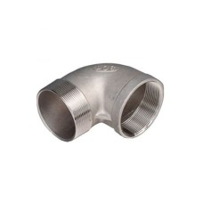 Отвод нержавеющий резьбовой НР-ВР Ру 16 AISI 304 40 мм 1 1/2"