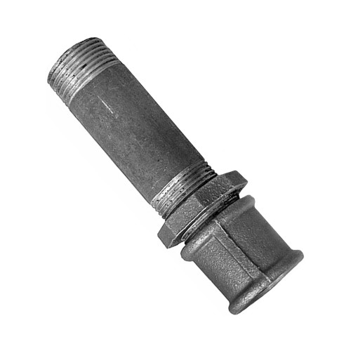 Сгон в сборе со стальной муфтой и контргайкой Ду 40 (1 1/2") в Красноярске