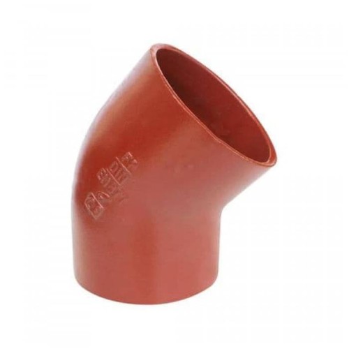 Отвод чугунный SML Ду 100 45гр безраструбный Китай в Красноярске