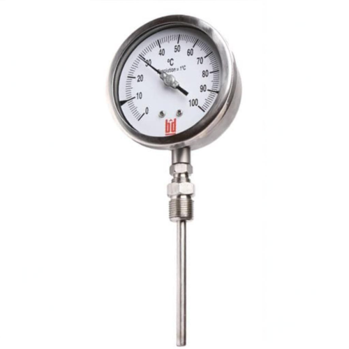 Термометр биметаллический радиальный Ру 25 ТБП-Р ЗТП 100х100 мм 1/2" в Красноярске