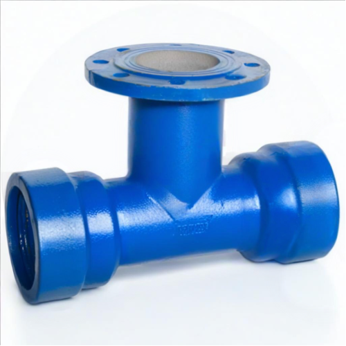 Тройник раструб-фланец ТРФ Ду 150-100 Тайтон ВЧШГ с ЦПП цинк+AL ГОСТ ISO 2531-2012 в Красноярске