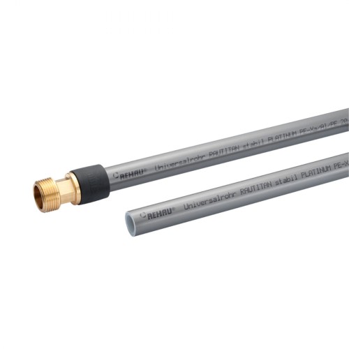 Труба сшитый полиэтилен PE-Xa/AI/PE-RT Дн 25х3,7 Ру-10 (Т<95°С) бухта 50м RAUTITAN PLATINUM stabil Rehau в Красноярске