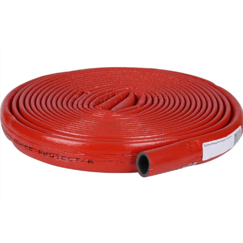 Трубка из вспененного полиэтилена 28/4 L=11м (Т<95°C) в защитной оболочке красный Energoflex SUPER PROTECT в Красноярске