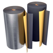 Рулон из вспененного полиэтилена 5/1,0-20 (Т<95°C) самоклеящийся чёрный Energoflex BLACK STAR DUCT