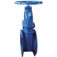 Задвижка клиновая чугунная фланцевая с обрезиненным клином Ру 16 R55F Giacomini 150 мм