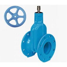 Задвижка клиновая чугунная фланцевая с обрезиненным клином Ру 16 E2 4000E2 Hawle 50х150 мм