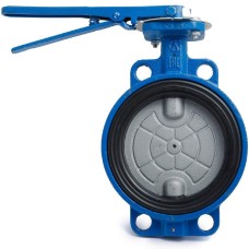 Затвор ручной с чугунным диском и рукояткой межфланцевый 1,6 МПа EPDM Genebre 2103 GG20 Genebre 80 мм