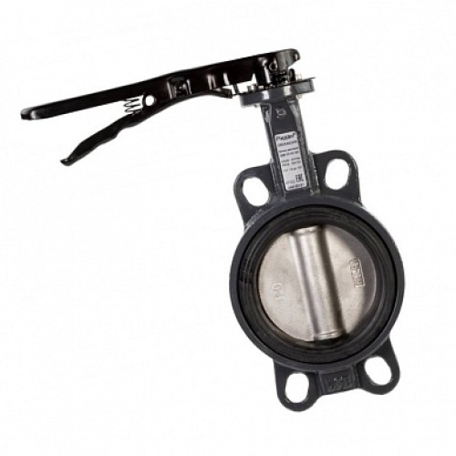 Затвор ручной с чугунным диском и рукояткой межфланцевый 1,6 МПа EPDM EURO Benarmo 250 мм в Красноярске