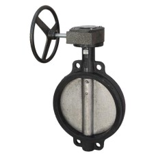 Затвор с чугунным диском и редуктором межфланцевый 1,6 МПа EPDM VPI4448 GGG50 Tecofi 65х45,5 мм